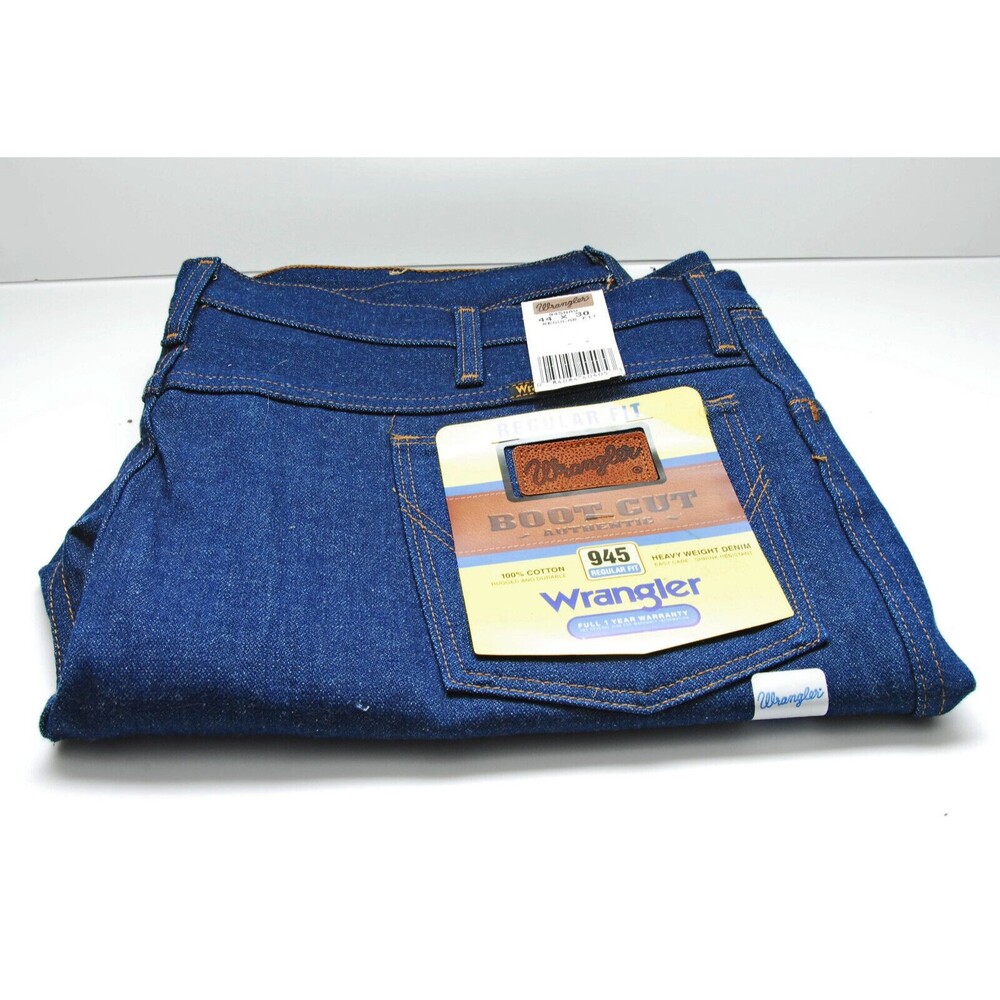 Wrangler Boot Cut Authentic 945 Reg Fit Jeans Heavyweight Denim New Other 44X30